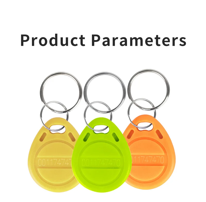 10pcs/20pcs 125KHz Control Keyfobs Rewritable Duplicate Tag TK4100 Proximity Copy Access Card ID Token Ring RFID Cloner Keychain