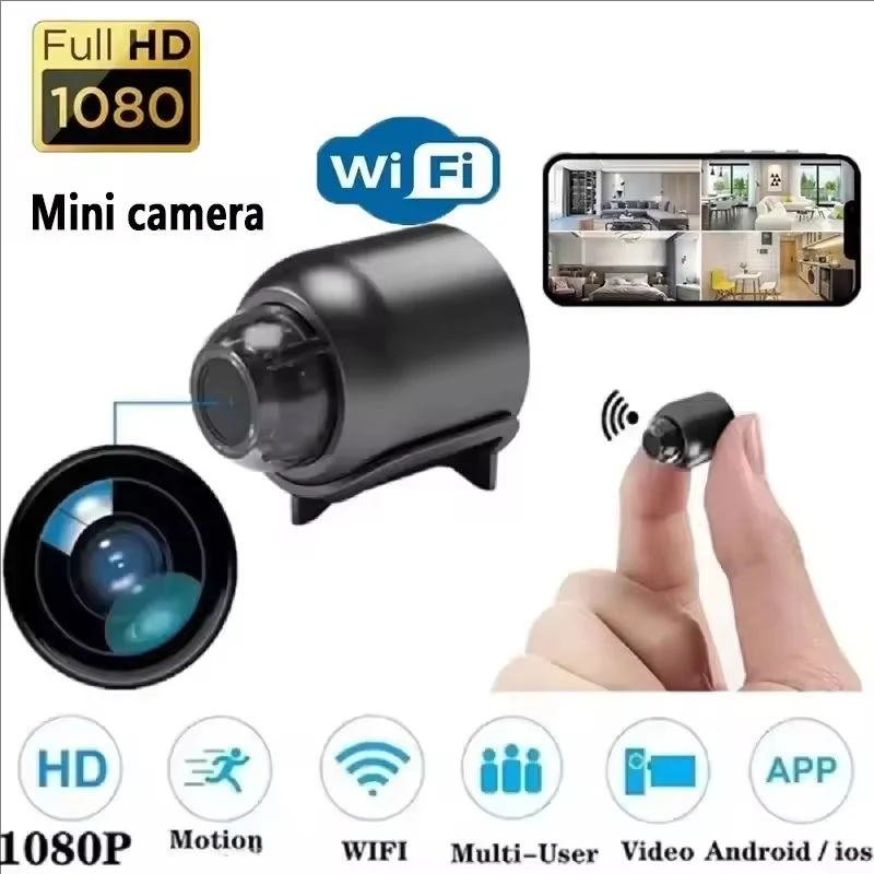 HD 1080P X5 Mini Camera Night Vision WiFi Camera Home Remote Camera Kids Pet Safety Monitoring Surveillance Camera
