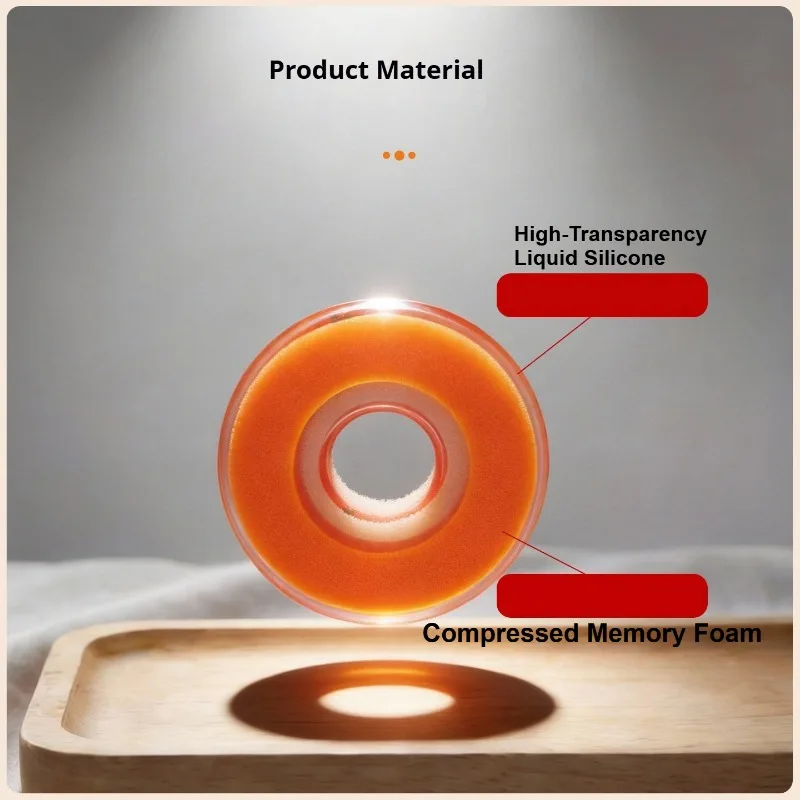 Liquid Silicone Sponge Ear Tips For Sony WF-1000XM6 Headphones Earbuds Noise-Canceling Orange Accessories for XM5/XM4 Ear Plugs