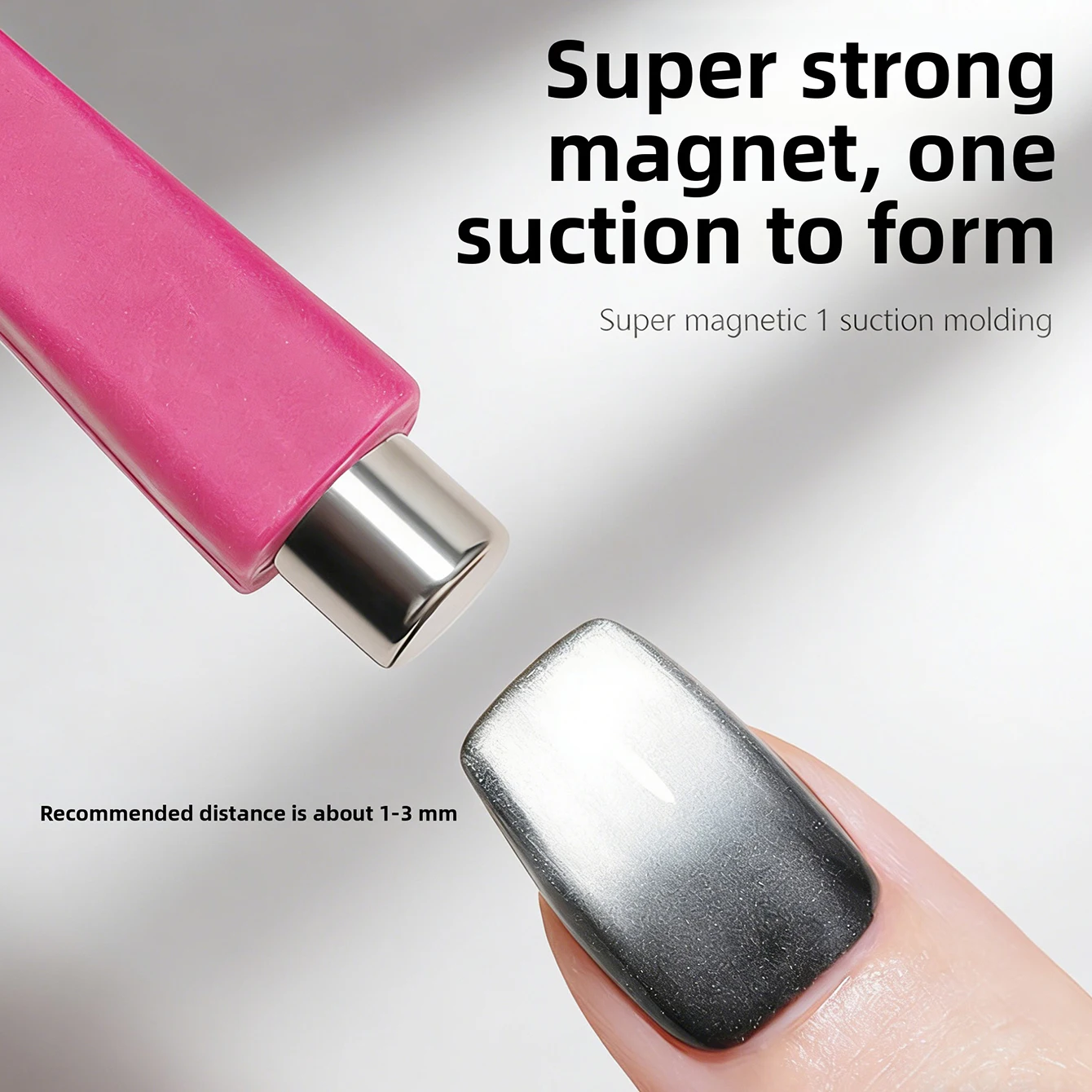 Upgraded Automatic Cat Eye Nail Tool New Multi-Functional Powerful Magnet for Attracting Wide-Beam French Manicure Nail Magnet