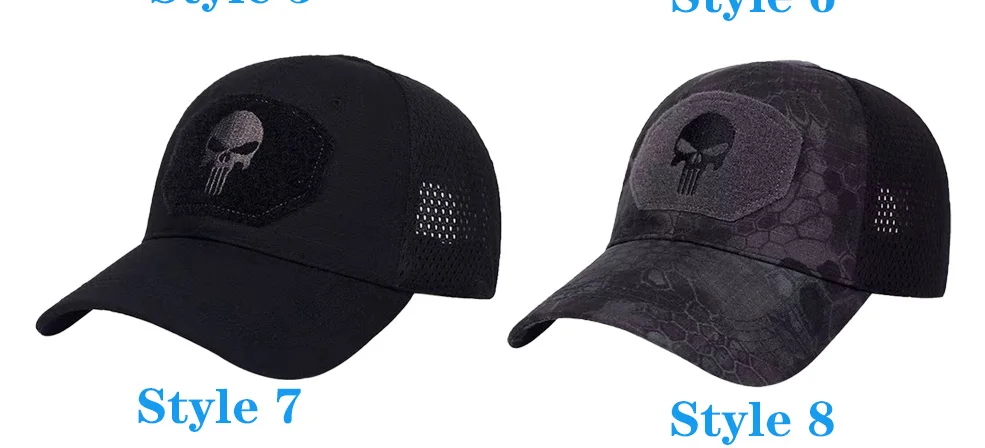 2026 Summer Men's and Women's Universal Baseball Hat Breathable Sun Protection Outdoor Sports Cap Skull Head Personalized Hat