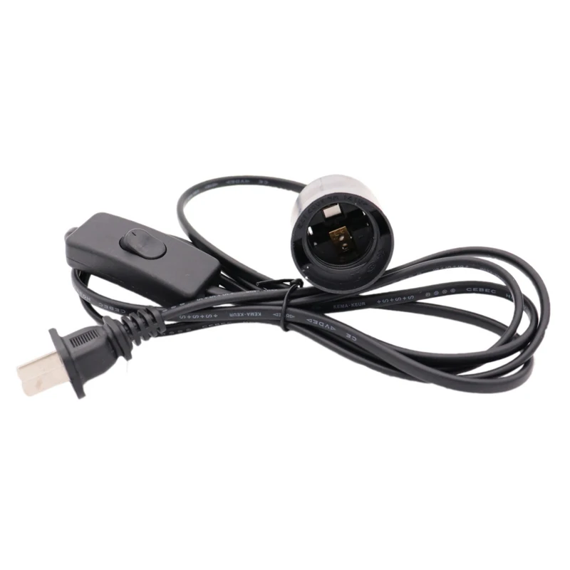 US AU UK EU to E14 E27 Power Cord Screw Base Lamp Holder LED Pendant Light Head With 303 Switch Extent Cable 1.8m Bulb Socket