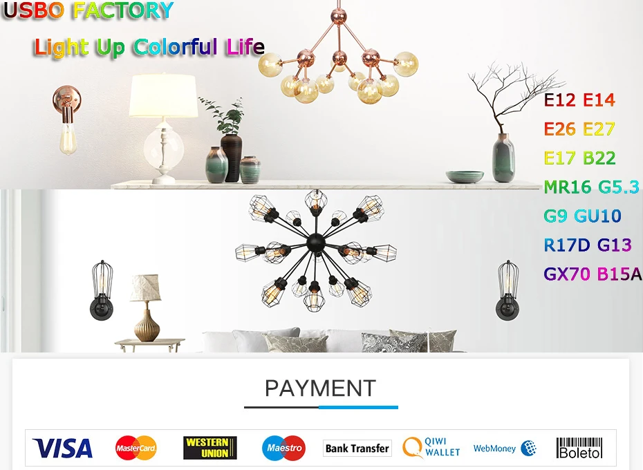US AU UK EU to E14 E27 Power Cord Screw Base Lamp Holder LED Pendant Light Head With 303 Switch Extent Cable 1.8m Bulb Socket