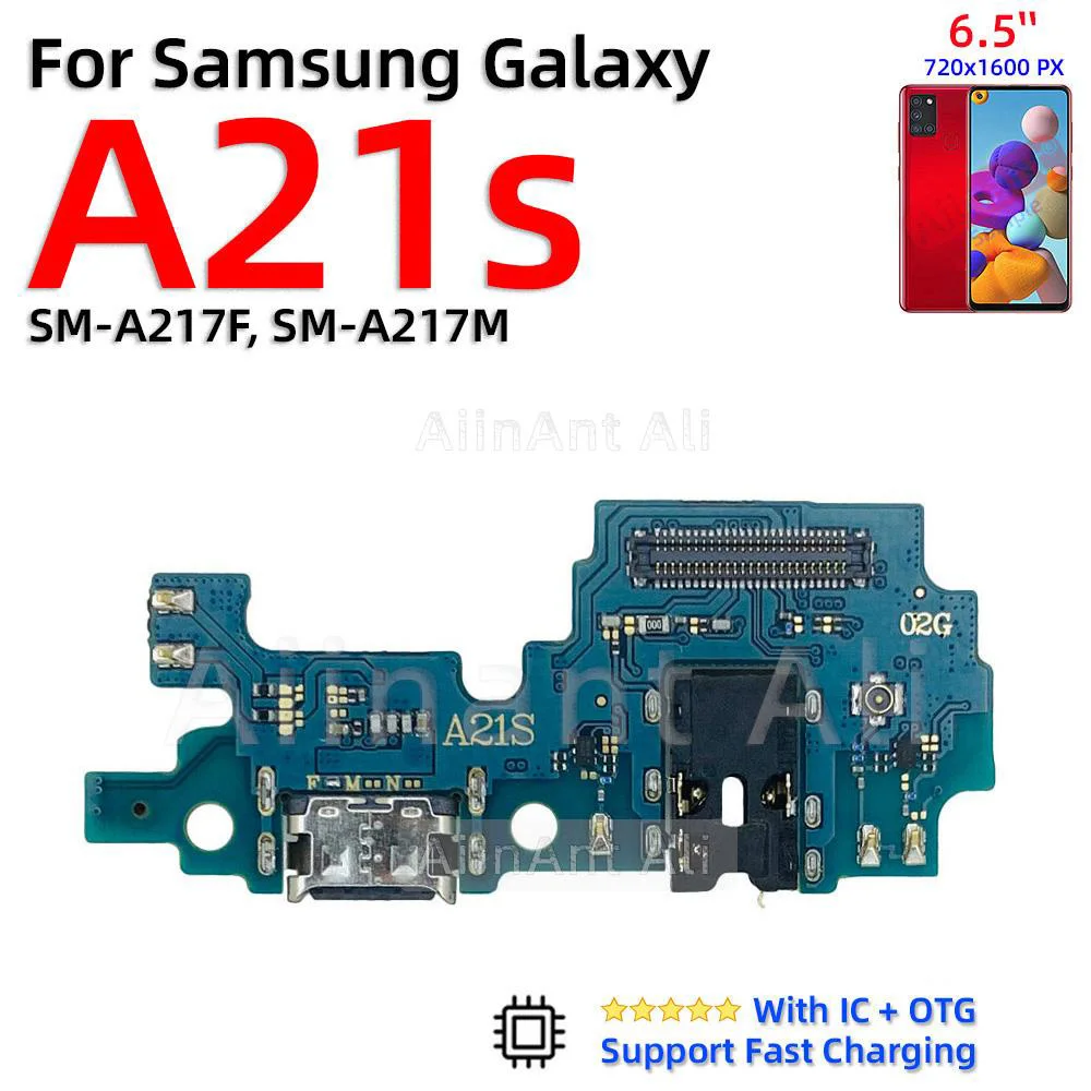 Dock USB Charger Board Port Connector Charging Flex Cable For Samsung Galaxy A20 A21 A22 A23 A24 A25 A26 A266B A226B A235F US EU