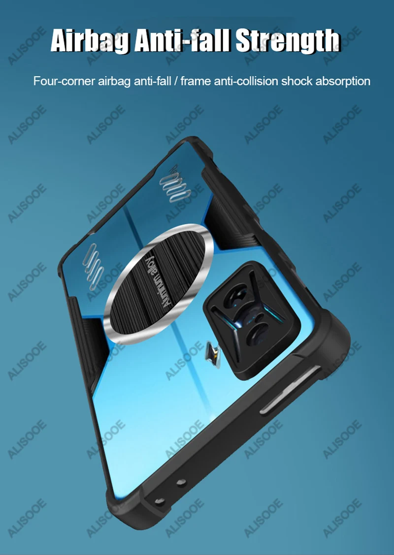 For POCO F4 GT Case Transparent Clear Heat Dissipation Protection Back Cover for POCO F4 GT Case