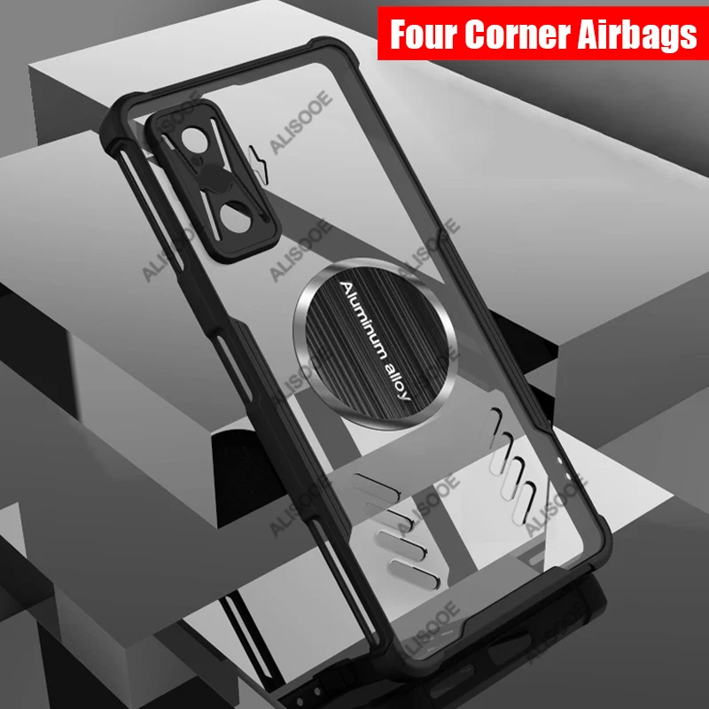 For POCO F4 GT Case Transparent Clear Heat Dissipation Protection Back Cover for POCO F4 GT Case