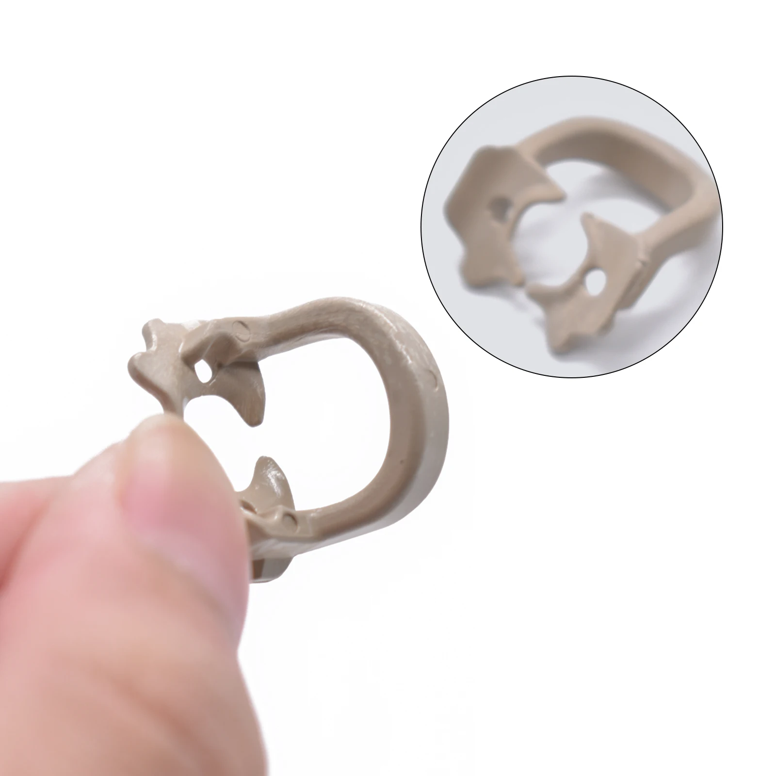 4pcs/set Dental Dam Clips Resin Barrier Clamps Rubber Sectional Matrix Band Molar Clips Autoclavable 134℃