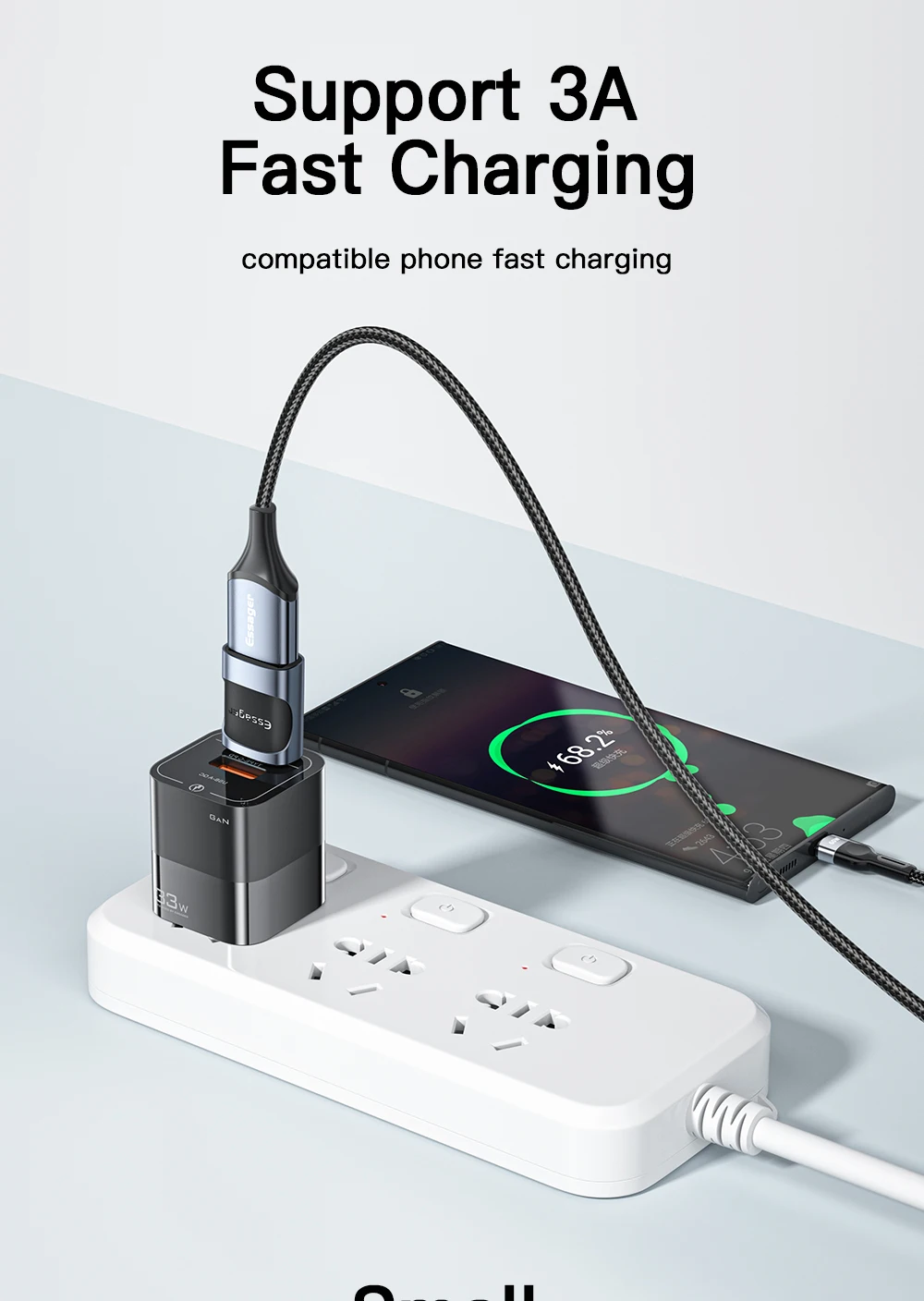 Essager USB C To USB 3.0 OTG Adapter Type C Female Converter USB-C Male To Micro Adapter For Xiaomi 12 POCO Oneplus ipad Macbook