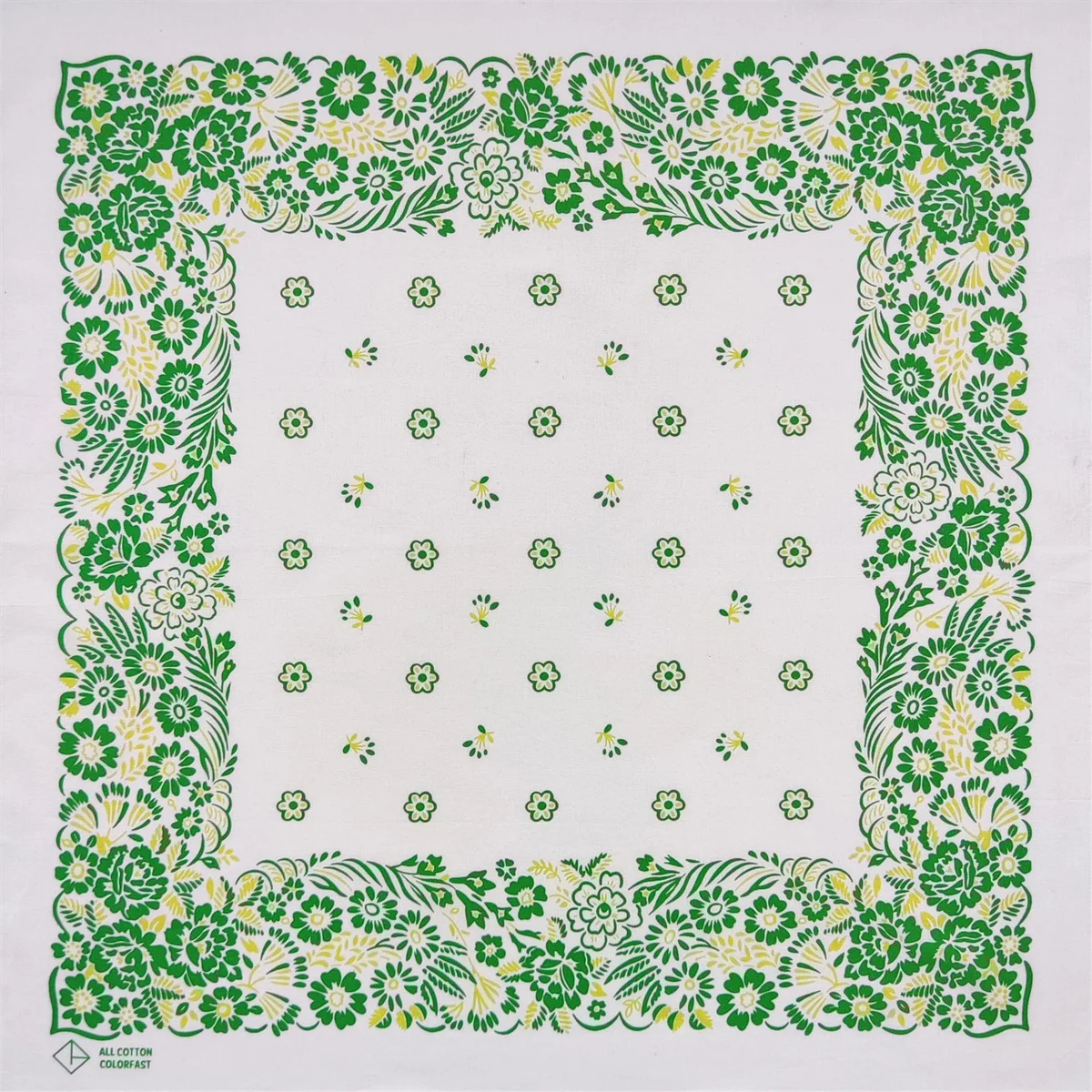 New Design Flower Black Paisley Hip Hop 100% Cotton Square Bandana Scarf Unisex Headband Gifts For Men/Boys/Girls