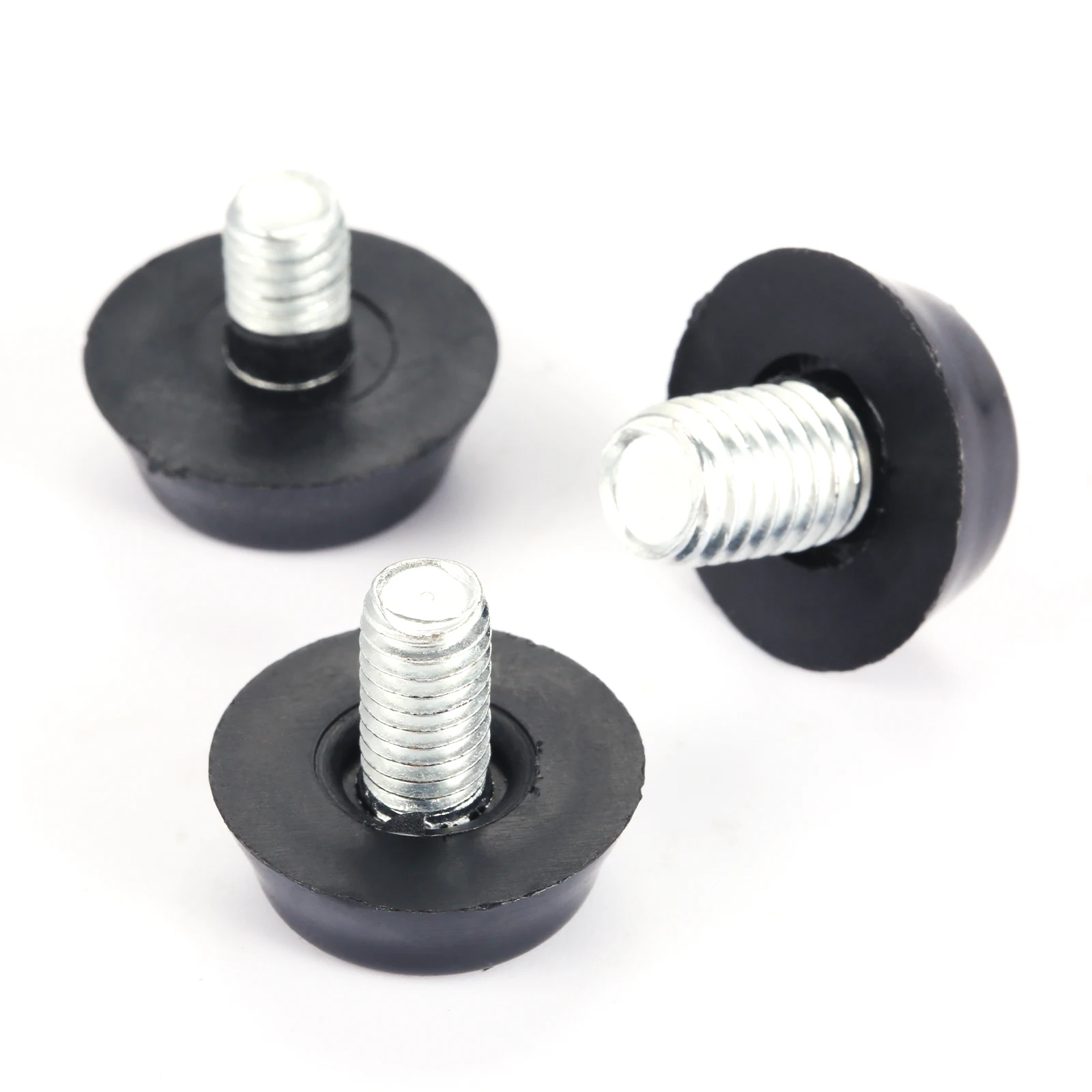10 Pcs/lot Home Metal Adjustable M6 M8 Threaded Stem Furniture Table Desk Glide Leg Leveler Leveling Foot Adjuster Pad Screw On