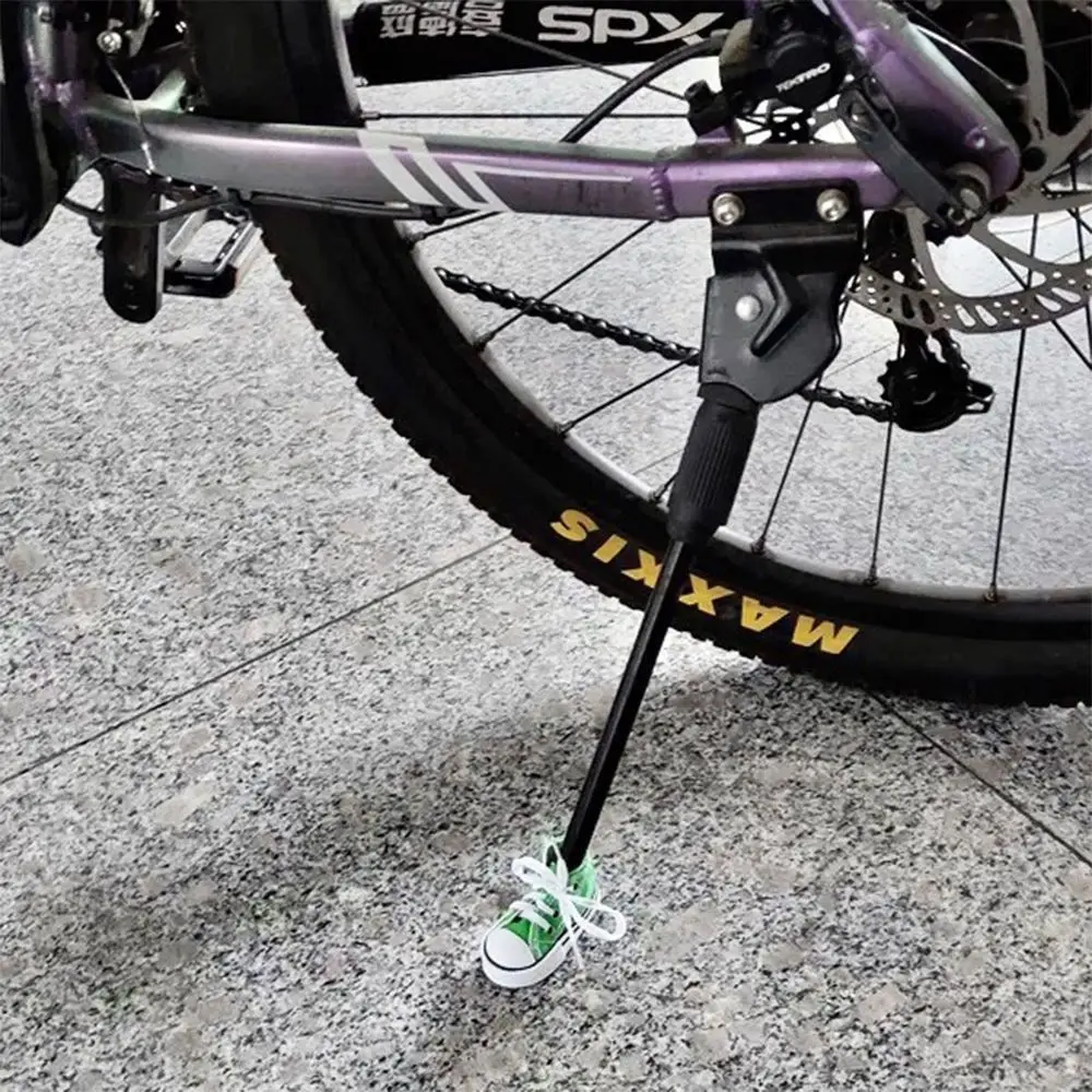 Motorcycle Side Stand Creative Tripod Cover Mini Shoe Bicycle Foot Support Motor Bike Kickstand 7.5cm Decor Moto Parts
