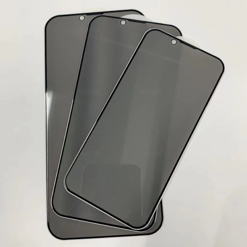 1-3Pcs Dustproof Anti Spy Privacy Tempered Glass for iPhone X XR XS 11 12 13 mini 14 15 16 Pro Max 7 8 Plus SE Screen Protector