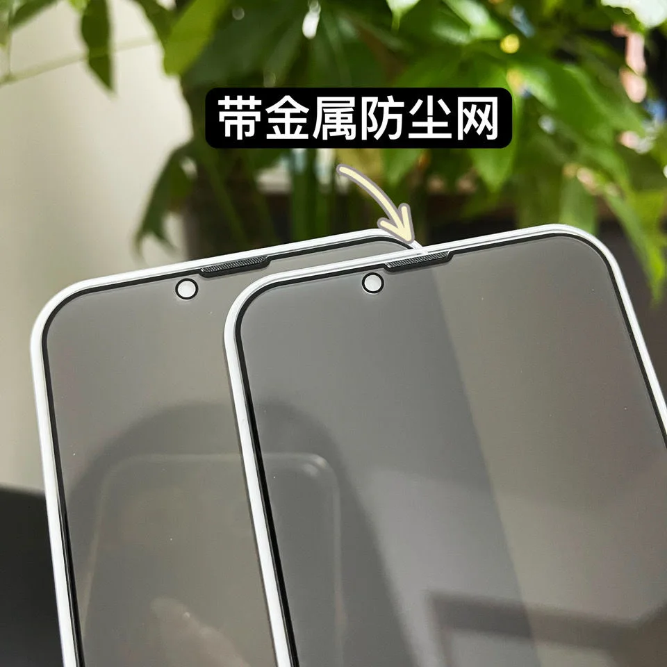 1-3Pcs Dustproof Anti Spy Privacy Tempered Glass for iPhone X XR XS 11 12 13 mini 14 15 16 Pro Max 7 8 Plus SE Screen Protector