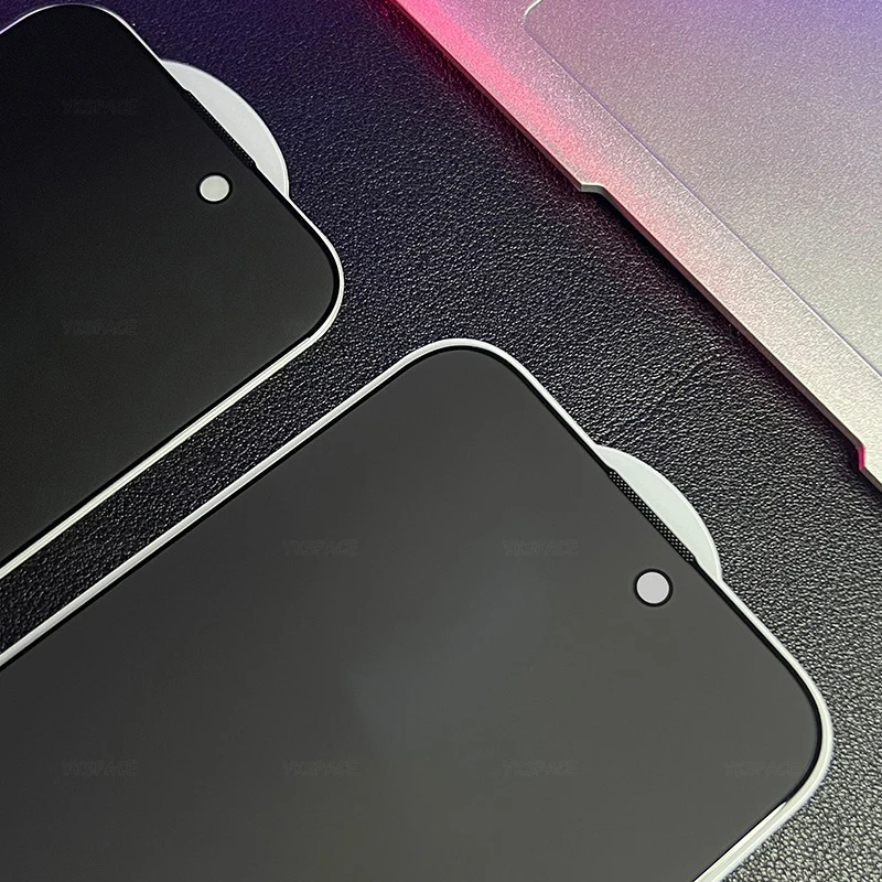 1-3Pcs Dustproof Anti Spy Privacy Tempered Glass for iPhone X XR XS 11 12 13 mini 14 15 16 Pro Max 7 8 Plus SE Screen Protector