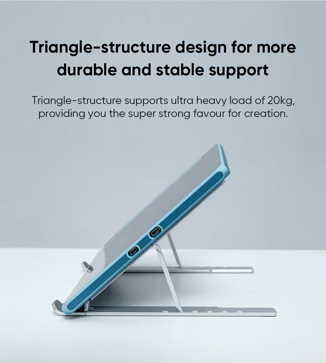 XPPen ACS05 Multifunctional Metal Drawing Bracket Pen Display Portable Stand for 12-16 Inch Models Artist 12 2nd Gen