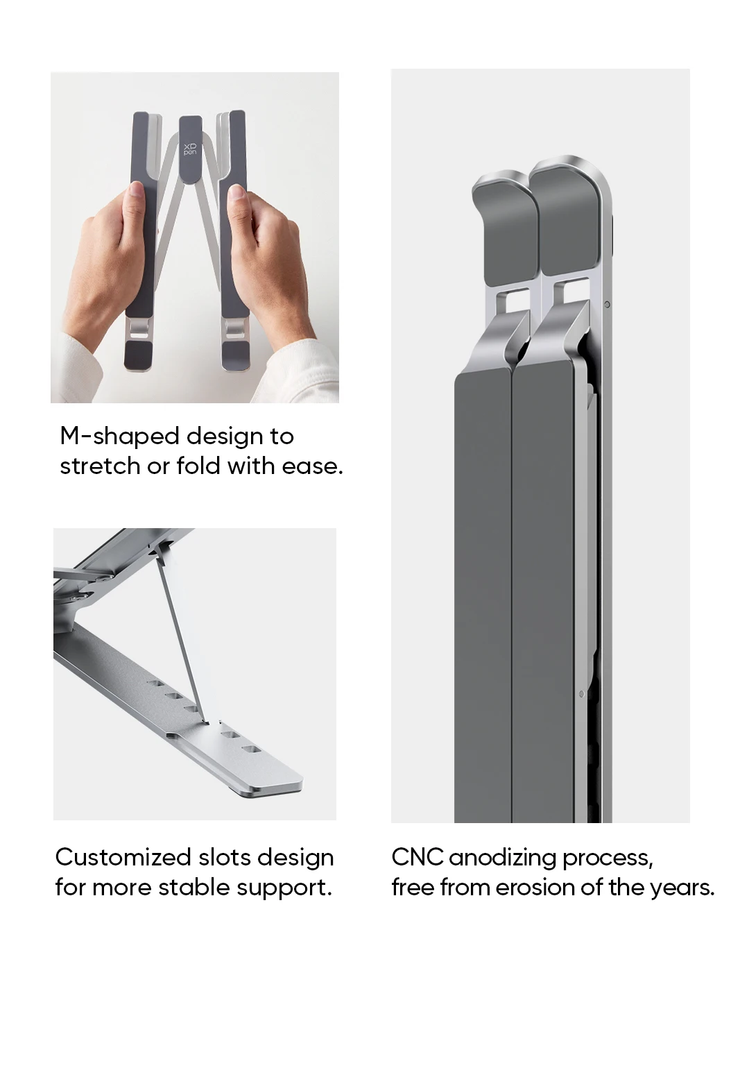XPPen ACS05 Multifunctional Metal Drawing Bracket Pen Display Portable Stand for 12-16 Inch Models Artist 12 2nd Gen