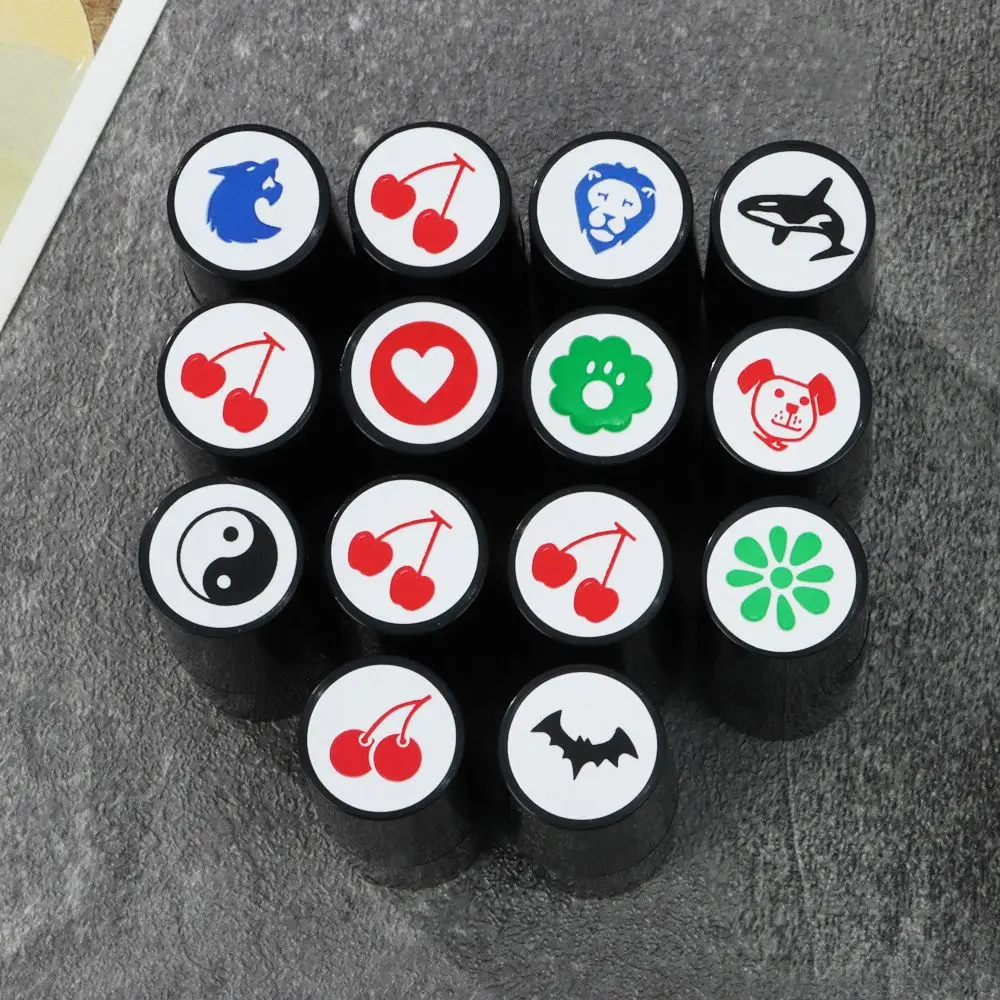 Golf Ball Stamper Marker Stamp Multicolor Permanent Ink Impression Seal Quick-dry Golf Sports Accessories Symbol For Golfer Gift