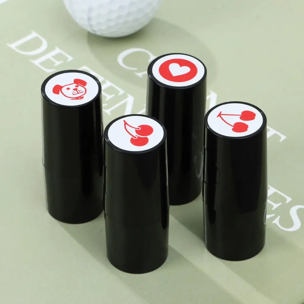 Golf Ball Stamper Marker Stamp Multicolor Permanent Ink Impression Seal Quick-dry Golf Sports Accessories Symbol For Golfer Gift