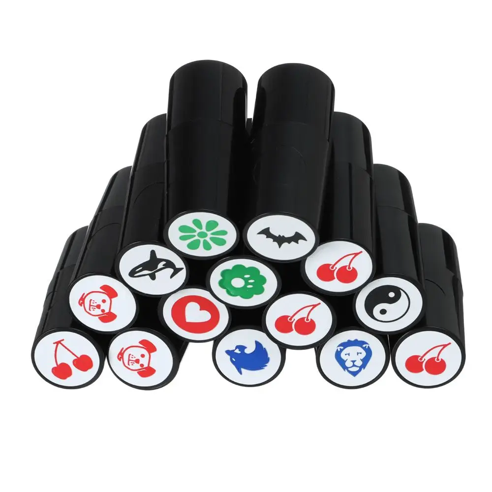 Golf Ball Stamper Marker Stamp Multicolor Permanent Ink Impression Seal Quick-dry Golf Sports Accessories Symbol For Golfer Gift