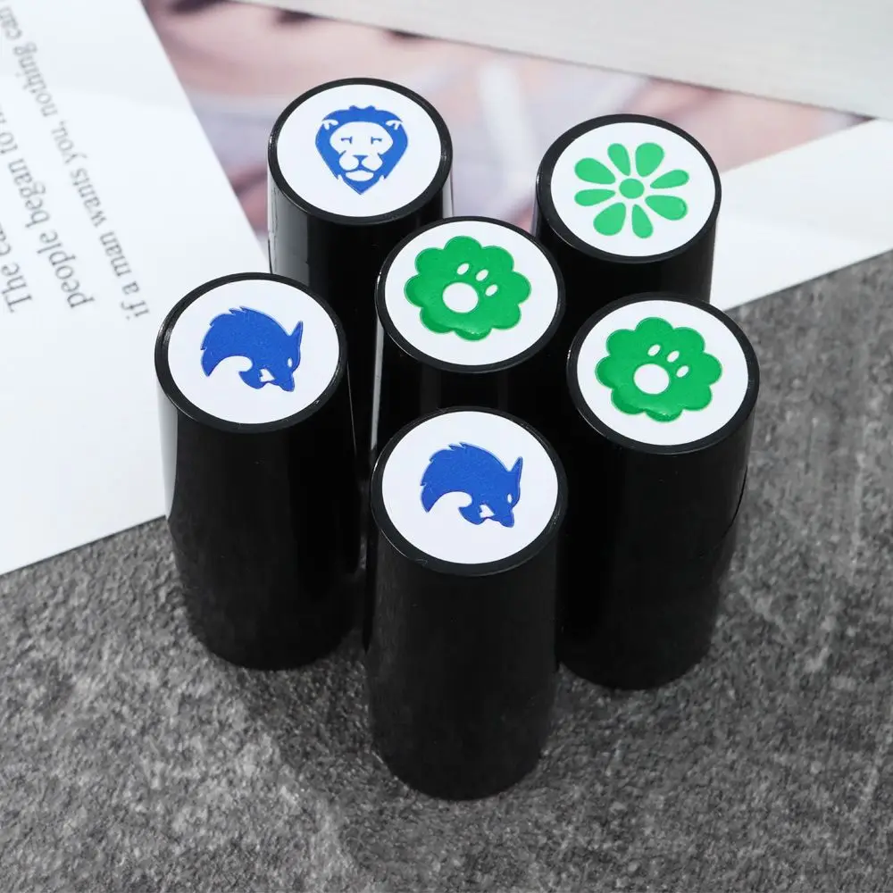 Golf Ball Stamper Marker Stamp Multicolor Permanent Ink Impression Seal Quick-dry Golf Sports Accessories Symbol For Golfer Gift