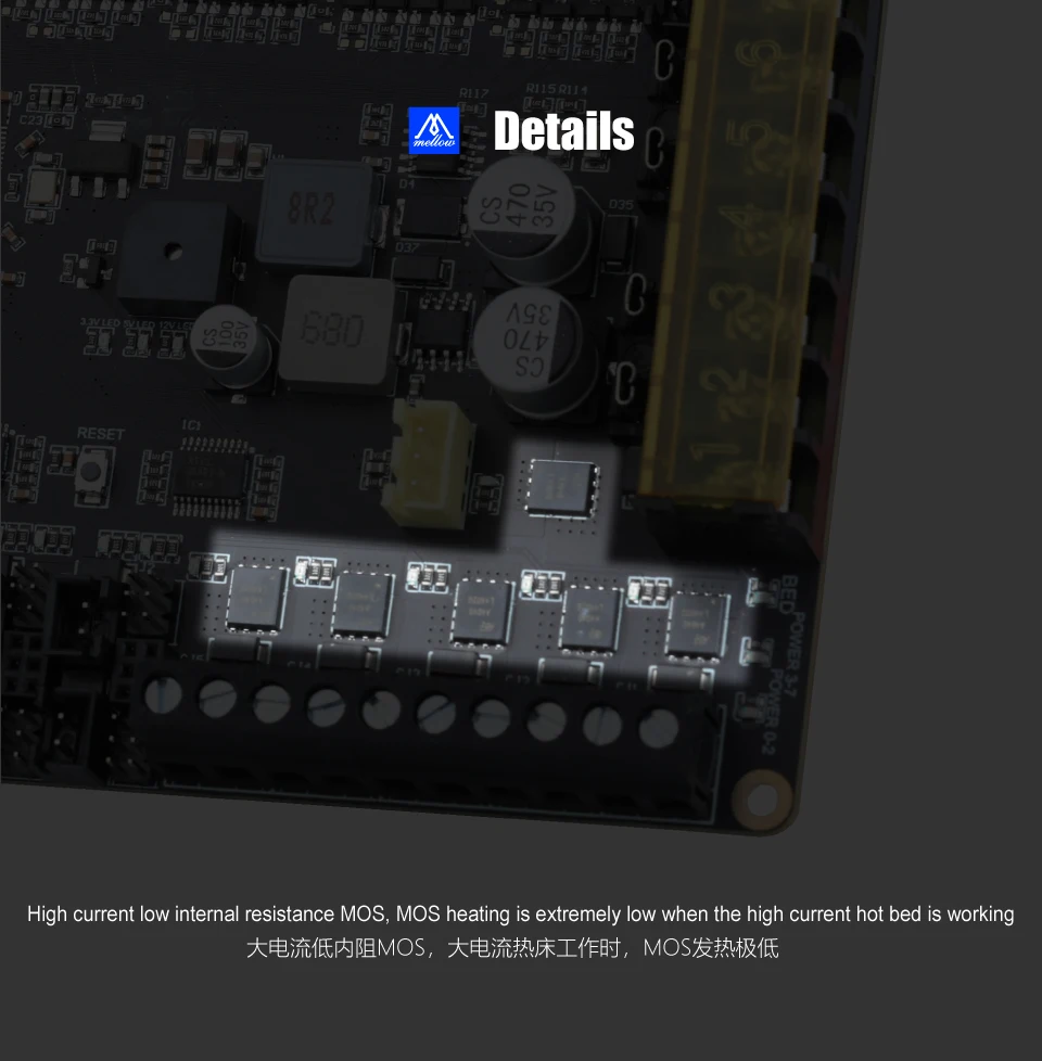 Mellow FLY Super ♾️ Pro Board 3+5 HV 8 Axis 32Bit 550MHz 2oz PCB High-speed For 3D Printer Motherboard RRF/Klipper Voron Vzbot