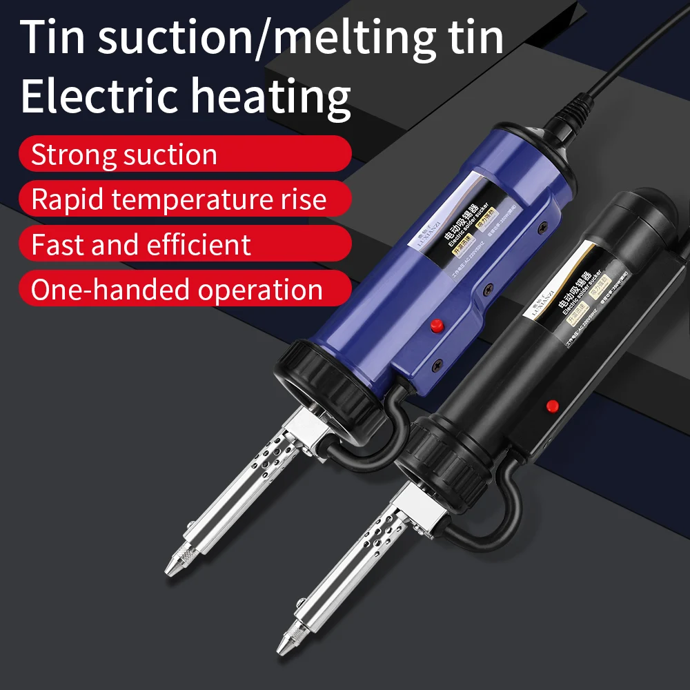 LUXIANZI 30w/40w Powerful Electric Desoldering Pump Suction Tin Vacuum Removal Tool Hand Welding Tools Solder Iron Desolder Gun