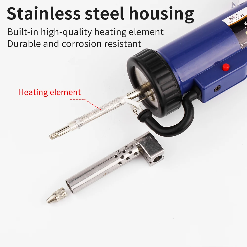 LUXIANZI 30w/40w Powerful Electric Desoldering Pump Suction Tin Vacuum Removal Tool Hand Welding Tools Solder Iron Desolder Gun