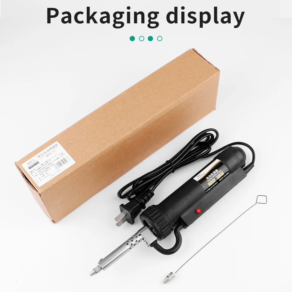 LUXIANZI 30w/40w Powerful Electric Desoldering Pump Suction Tin Vacuum Removal Tool Hand Welding Tools Solder Iron Desolder Gun