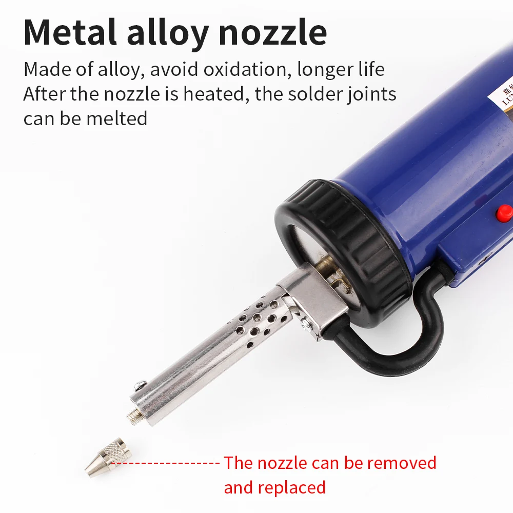 LUXIANZI 30w/40w Powerful Electric Desoldering Pump Suction Tin Vacuum Removal Tool Hand Welding Tools Solder Iron Desolder Gun