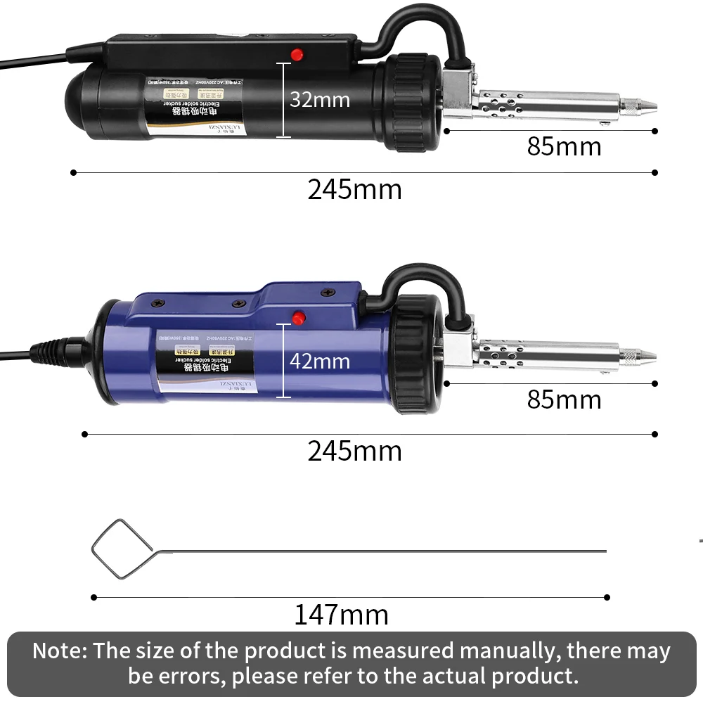 LUXIANZI 30w/40w Powerful Electric Desoldering Pump Suction Tin Vacuum Removal Tool Hand Welding Tools Solder Iron Desolder Gun
