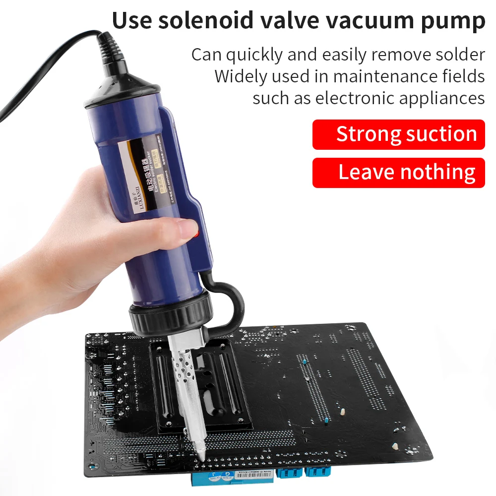 LUXIANZI 30w/40w Powerful Electric Desoldering Pump Suction Tin Vacuum Removal Tool Hand Welding Tools Solder Iron Desolder Gun