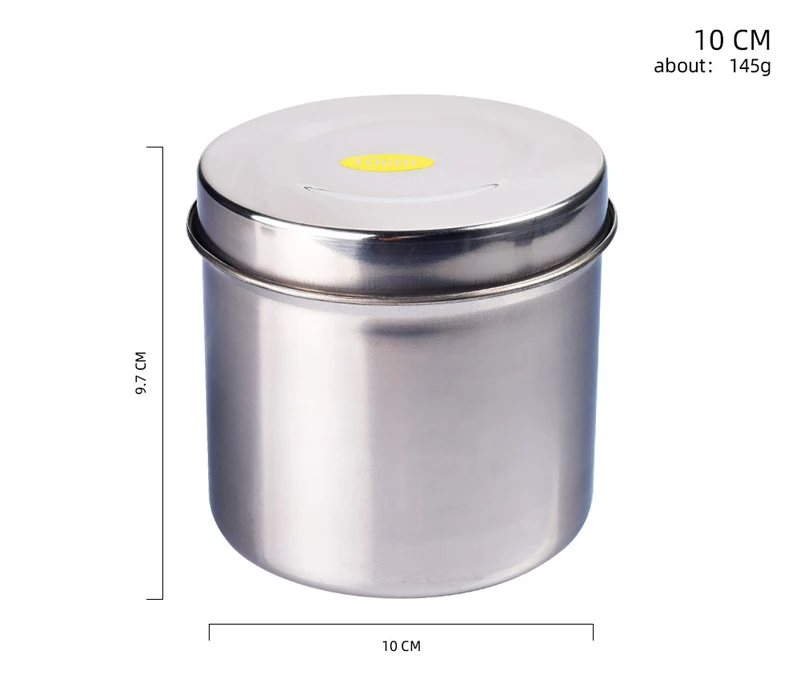 1PC Stainless Steel 8-12 CM Sterilized Jar Pot Container Bottle Tweezers Medical Dental Surgical Cosmetic Tattoo Accesory Tools
