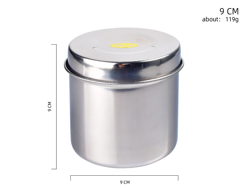 1PC Stainless Steel 8-12 CM Sterilized Jar Pot Container Bottle Tweezers Medical Dental Surgical Cosmetic Tattoo Accesory Tools