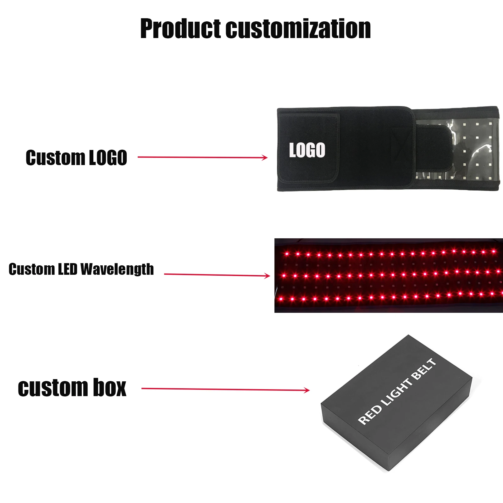 Red &Infrared Light Therapy Belt 850nm 660nm LED Beauty Devices Fo Wrap Burn Fat Face Wrap Slimming Waist Heat Pad Full Body