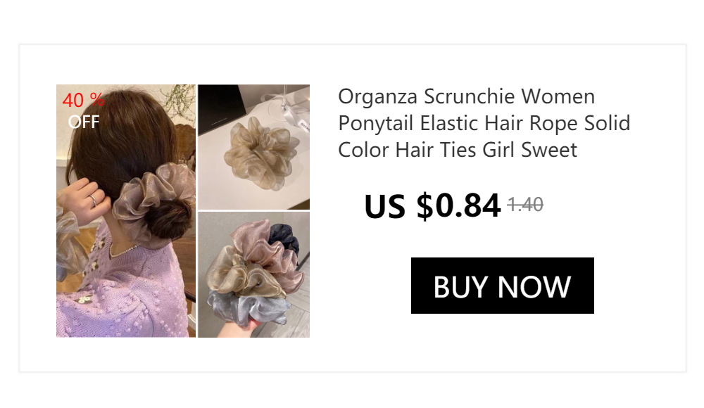 New Oversize Scrunchie Solid Color Satin Hair Accessories for Women Elastic Hair Band Ponytail Holder Ties Rope Hair Accessories