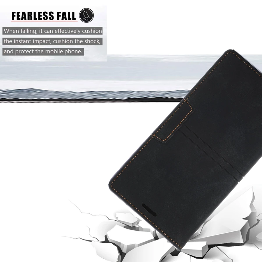 Wallet Card Slot Magnetic Flip Leather Case For Samsung Galaxy S25 Edge S24 Ultra S23 Plus S22 S21 S20 FE Note 20 10 Lite 9 8