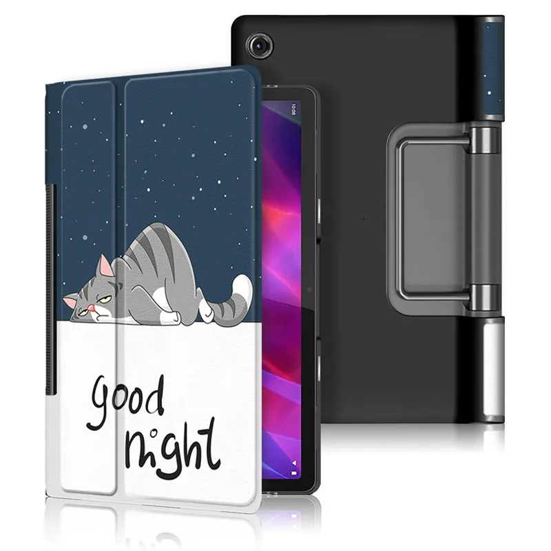Case For Lenovo Yoga Tab 11 Case YT-J706F PU Leather Flip Stand Cover For Lenovo Yoga Tab 11 YT-J706X 11 inch Cover Coque Funda