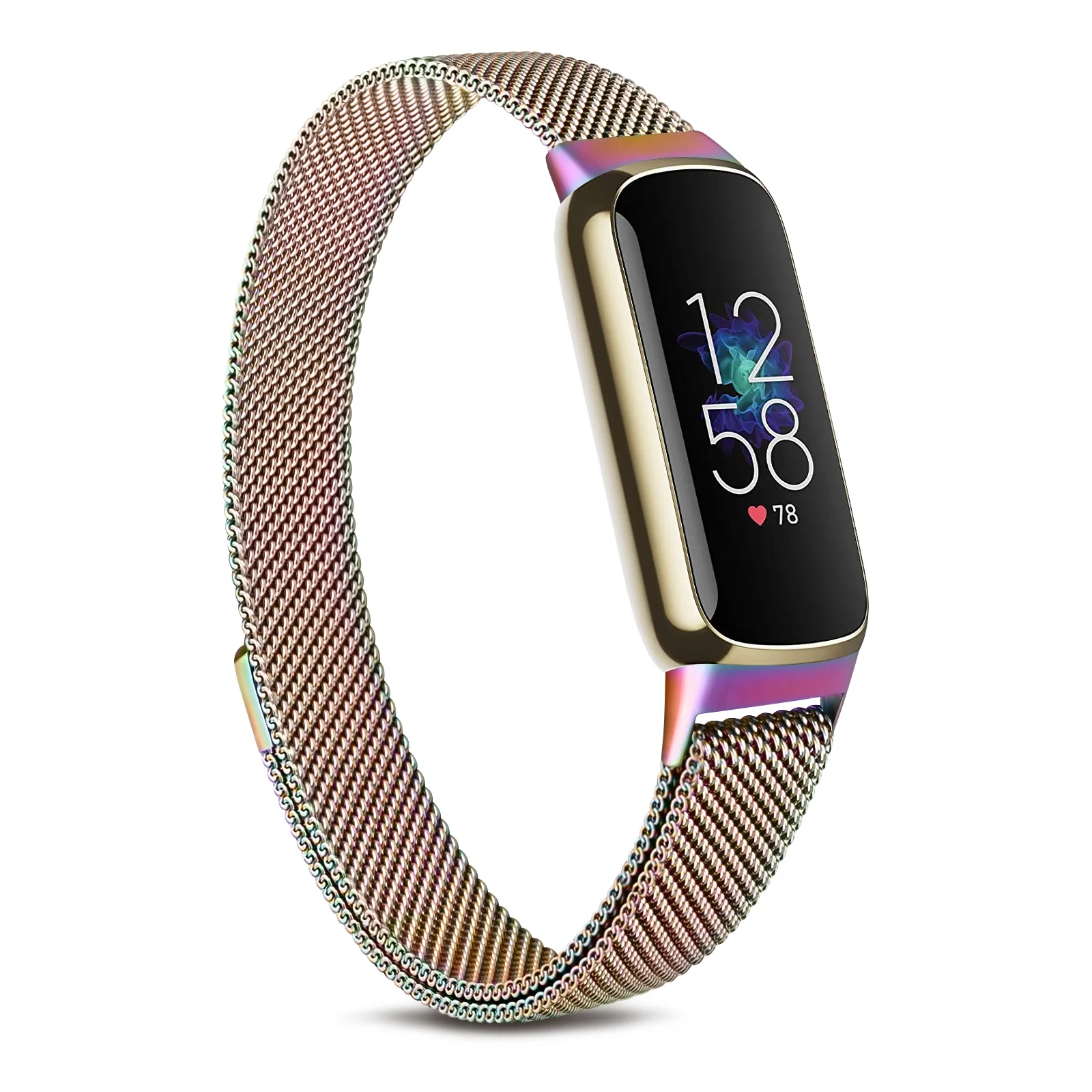 For Fitbit Luxe Band Sport Strap Metal Magnetic Smart Watchband Wristband Band For Fitbit Luxe Strap Bracelet Replacement