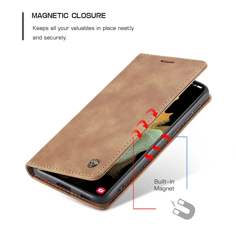 A22s 5G CASEME Case For Samsung Galaxy A22S 5G Leather Case Etui Galaxy A12 A22 A32 A42 A52 A52S A72 A02S A51 A71 5G Flip Cover