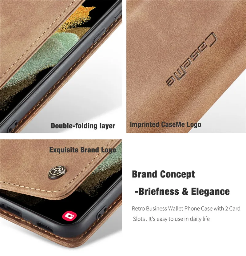 A22s 5G CASEME Case For Samsung Galaxy A22S 5G Leather Case Etui Galaxy A12 A22 A32 A42 A52 A52S A72 A02S A51 A71 5G Flip Cover