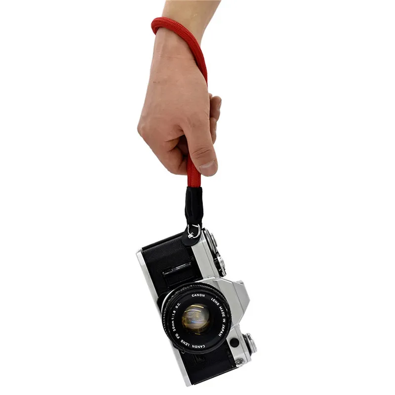 Handmade Nylon Digital Camera Wrist Hand Strap Grip Paracord Braided Wristband Lanyard for Hand Belt Photography Accessory