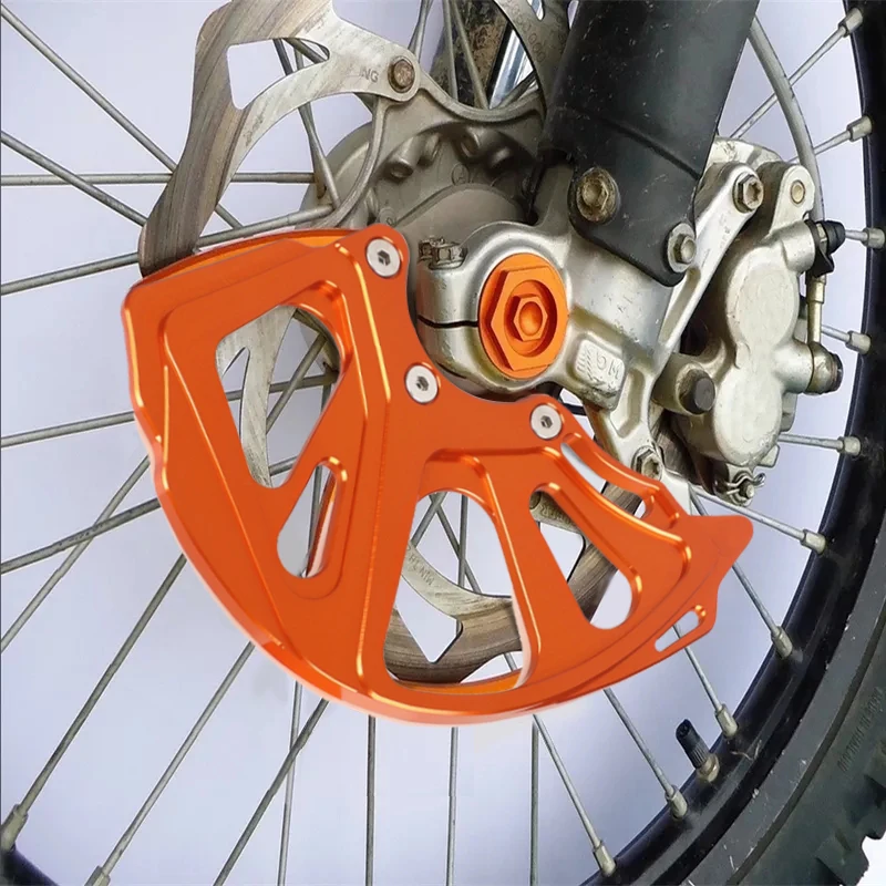 CNC Rear Front Brake Disc Guard Protector For 125 200 250 300 350 400 450 525 530 560 EXC EXCF SXF XC XCF XCW Husqvarna Husaberg