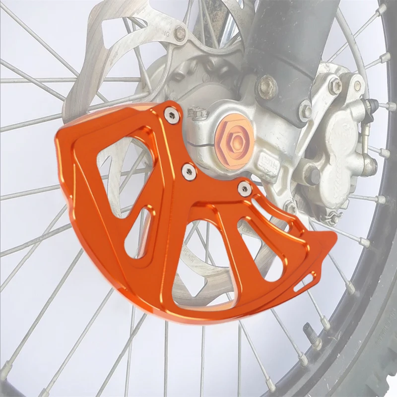 CNC Rear Front Brake Disc Guard Protector For 125 200 250 300 350 400 450 525 530 560 EXC EXCF SXF XC XCF XCW Husqvarna Husaberg