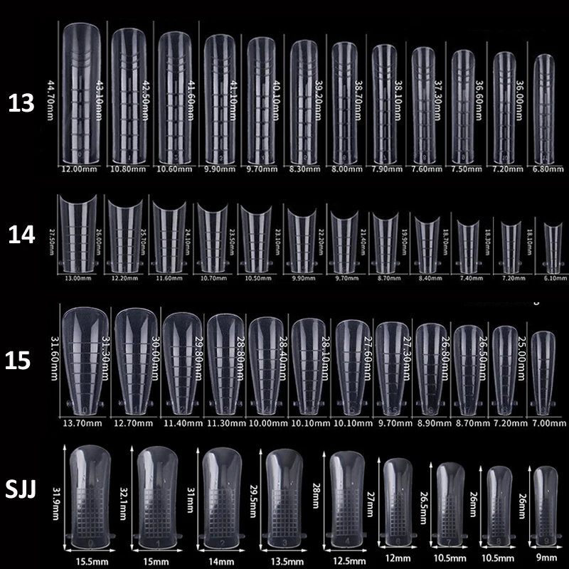 120/100/60 Pcs Nail Forms For UV Gel Quick Building Extension Top Molds Dual Forms Acrylic Nail Art Tips Nails Accessories Tools