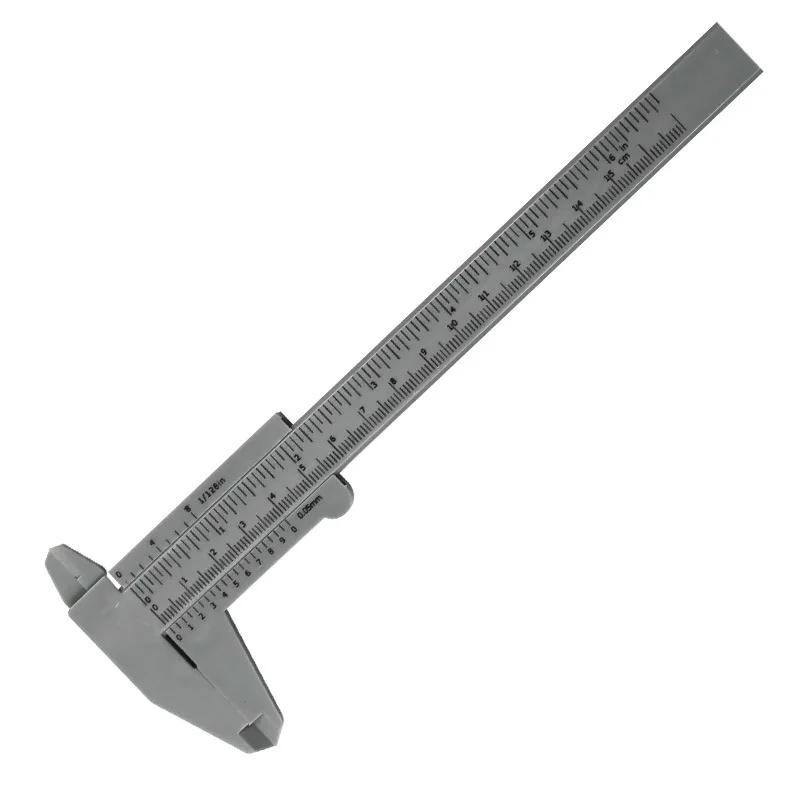 0-150mm Vernier Calipers Double Rule Scale Plastic Ruler For Jewelry Measurement School Student Measuring Tools Hand Tool
