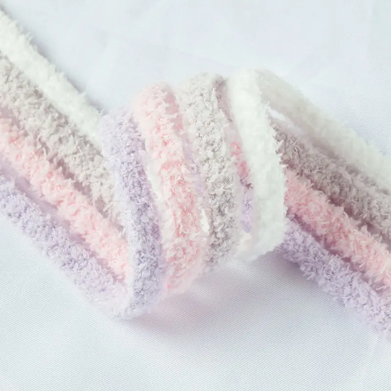 New Cute Hairy Soft Pink White Black Shoelace 140/160cm Women Men High-top Canvas Flat Shoes Laces Accessories