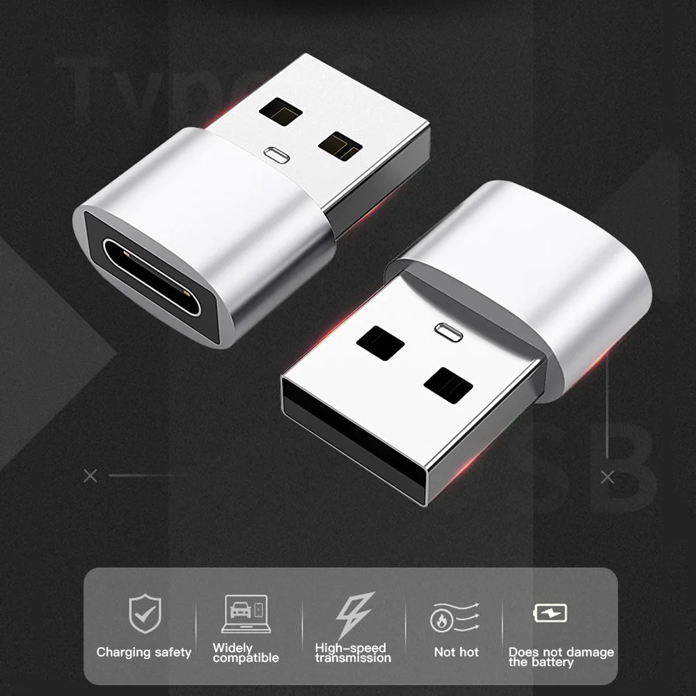 NNBILI USB To Type C OTG Adapter USB USB-C Male To Micro USB Type-c Female Converter For Macbook Samsung S20 USBC OTG Connector