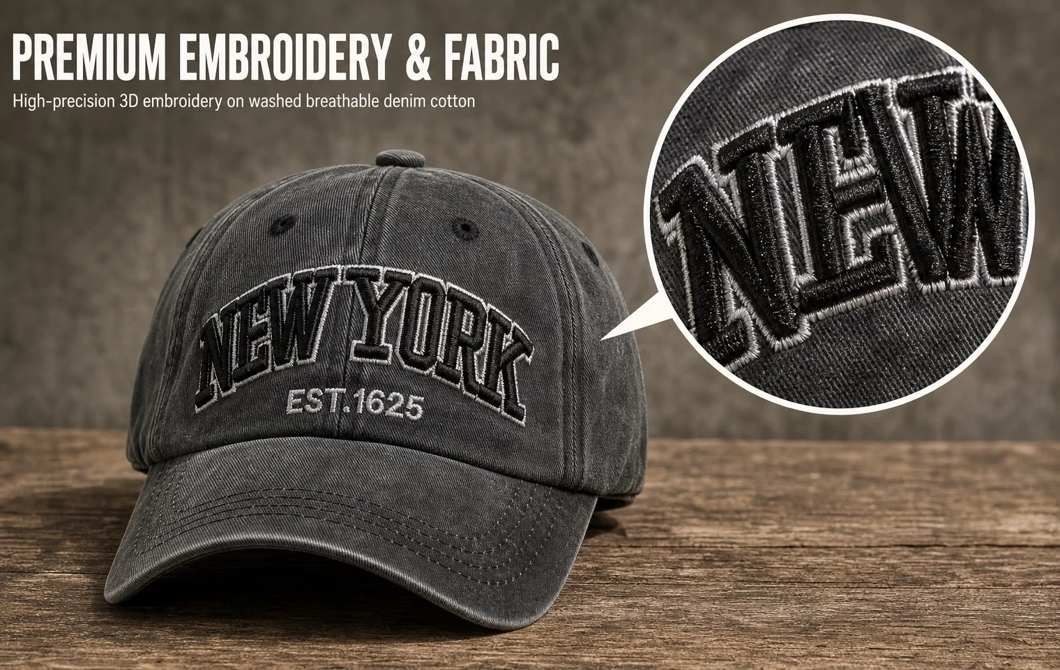 2026 New York Washed Cotton Cap For Men Women Gorras Snapback Caps Baseball Caps Sun Protection Casquette Dad Hat Outdoors Cap