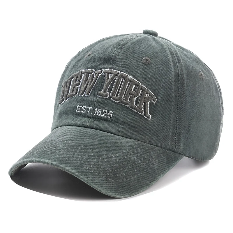 2026 New York Washed Cotton Cap For Men Women Gorras Snapback Caps Baseball Caps Sun Protection Casquette Dad Hat Outdoors Cap