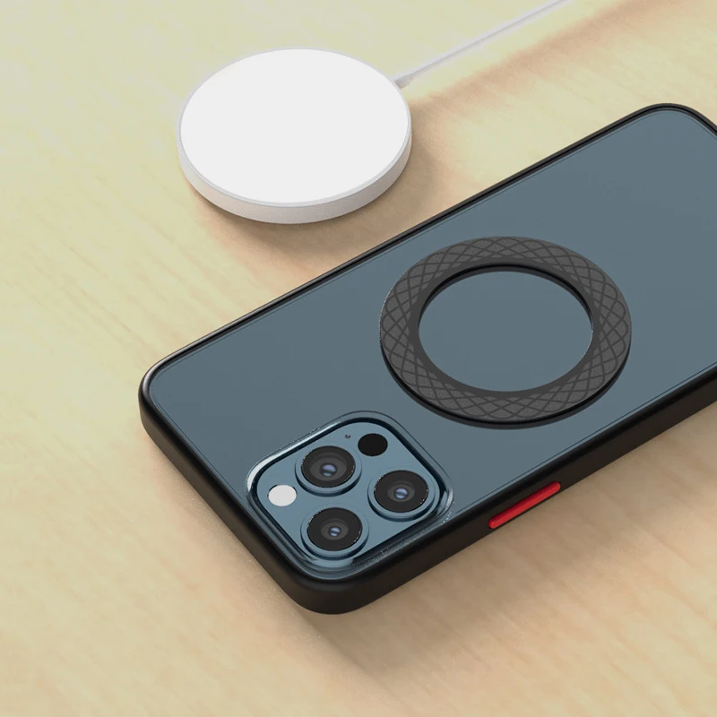 Magnetic Patch for Magsafe Wireless Charging Car Phone Holder Magnet Ring for iPhone 15 16 17 Pro Max Samsung Xiaomi